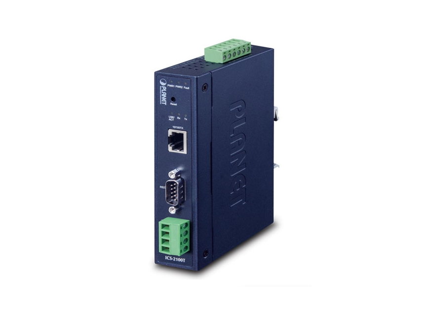 Industrial Automation Serial Device Server PLANET ICS-2100T Industrial Automation Serial Device Server PLANET ICS-2100T